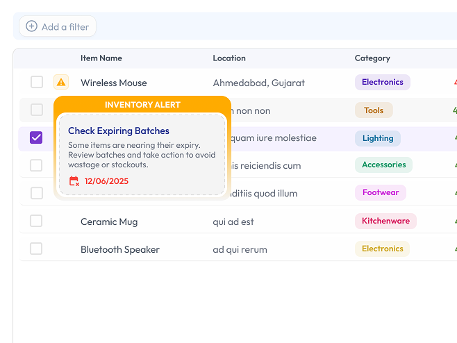 Smart Reorder & Demand Alerts