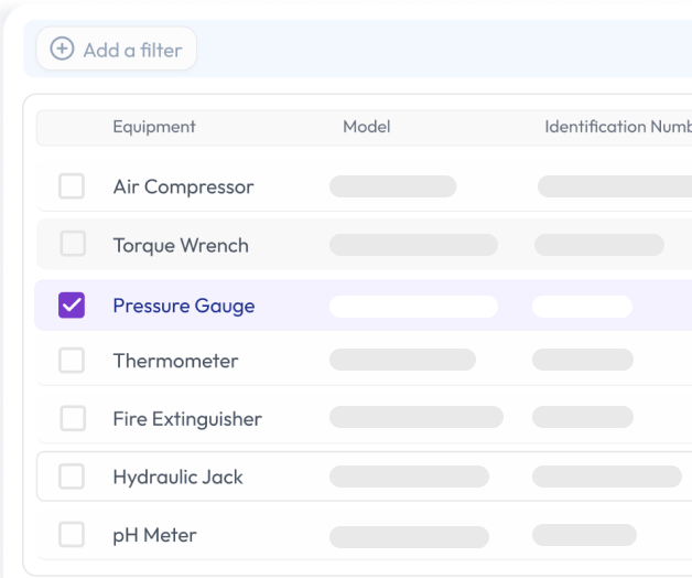 200+ Equipment Integrations